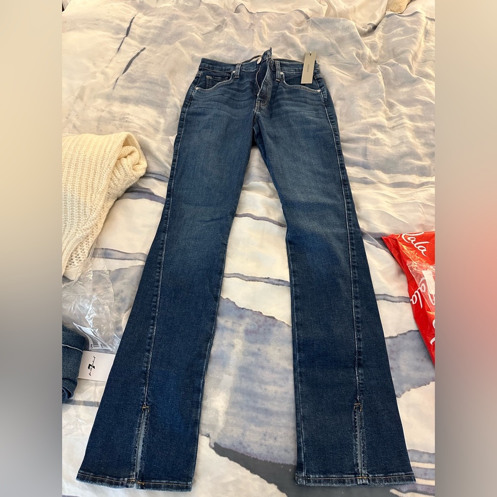 HUDSON Jeans Barbara High-Rise Indigo Bells Baby B from Rue La La